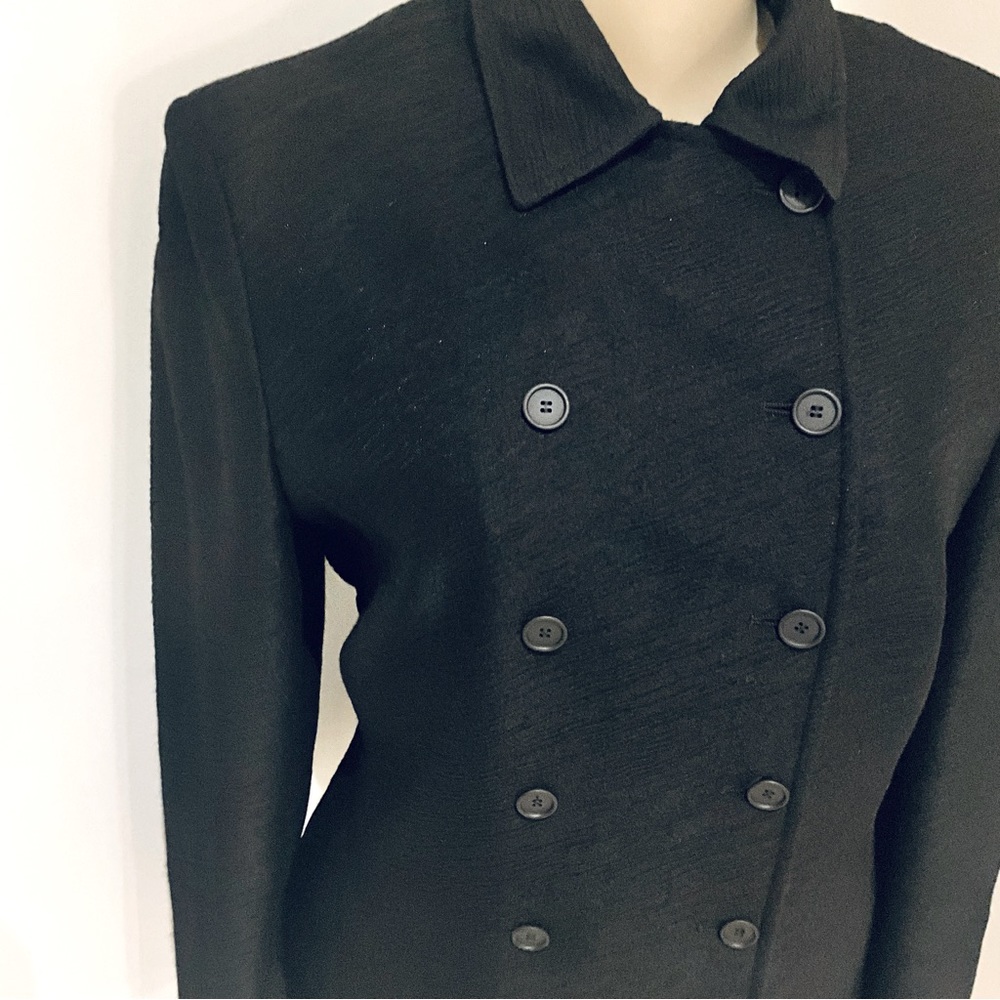 HUGO BOSS WOOL BLACK BLAZER. - Picture 3 of 10